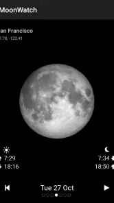 Moon Calendar Watch screenshot