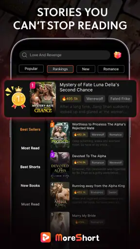 MoreShort - Dramas & Stories screenshot