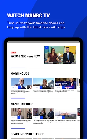 MSNBC: Watch Live & Analysis screenshot