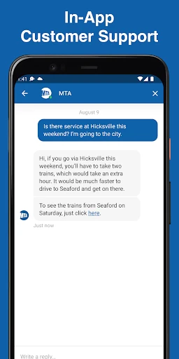 MTA TrainTime screenshot