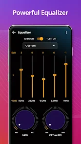 Music player screenshot