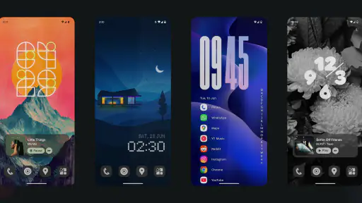 Muviz Widgets: Clock, Music., screenshot