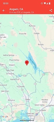 My Earthquake Alerts - Map screenshot