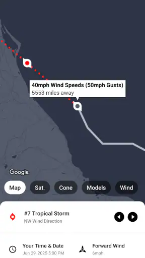 My Hurricane Tracker Pro screenshot