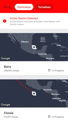My Hurricane Tracker Pro screenshot