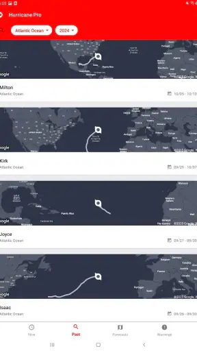 My Hurricane Tracker Pro screenshot