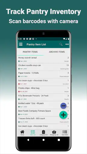 My Pantry Tracker screenshot