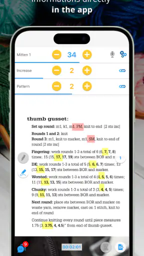 My Row Counter: Knit & Crochet screenshot