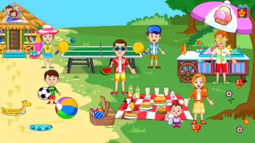 My Town : Beach Picnic screenshot