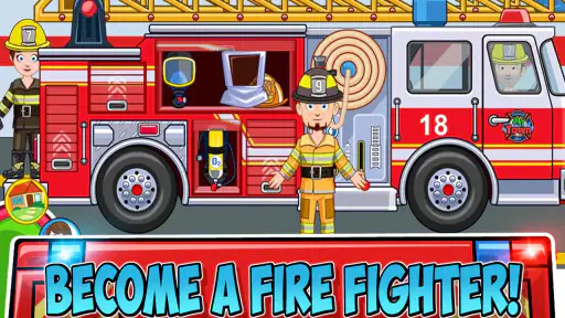 My Town : Fire station Rescue screenshot