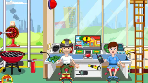 My Town : Fire station Rescue screenshot
