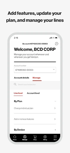 My Verizon For Business screenshot