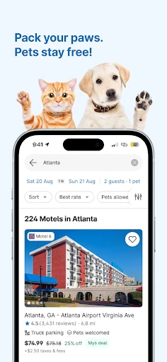 My6 - Book & Save on Motel6 screenshot