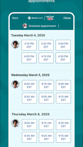 MyAtriumHealth screenshot