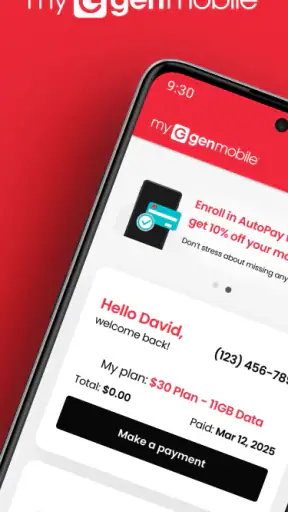 MyGenMobile App screenshot