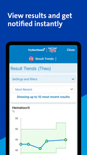 MyNorthwell screenshot