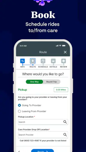 MySafeRide - Manage your rides screenshot