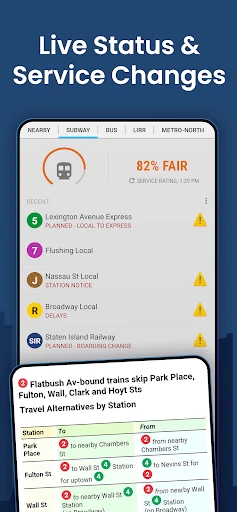 MyTransit NYC Subway & Bus MTA screenshot