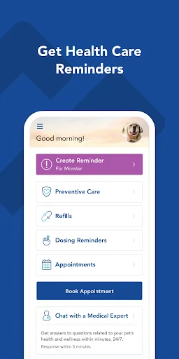 myVCA screenshot