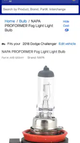 NAPA PROLink screenshot