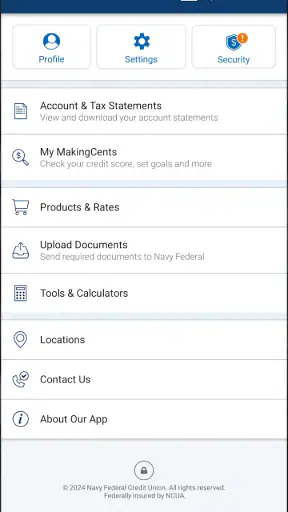 Navy Federal Credit Union screenshot