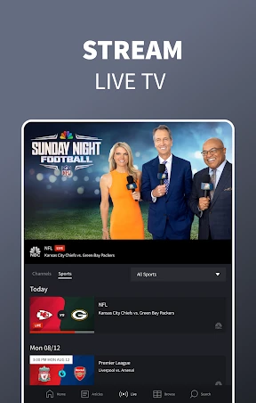 NBC Sports screenshot