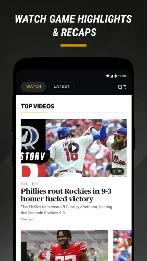 NBC Sports Philadelphia screenshot