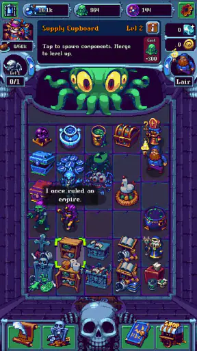 NecroMerger - Idle Merge Game screenshot