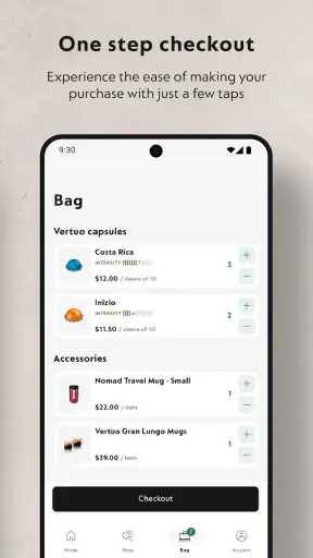 Nespresso Store screenshot