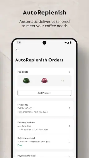 Nespresso Store screenshot