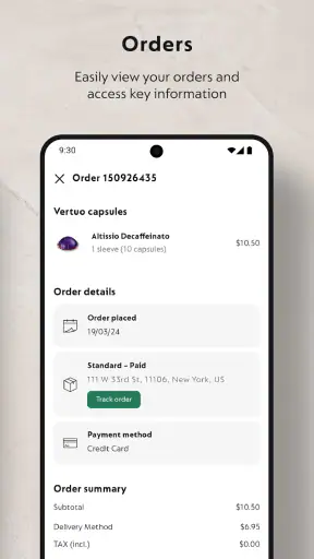 Nespresso Store screenshot