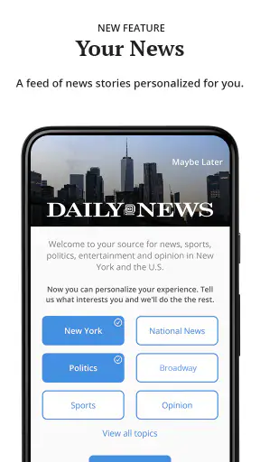 New York Daily News screenshot