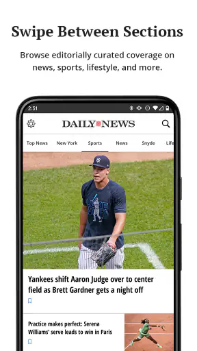 New York Daily News screenshot