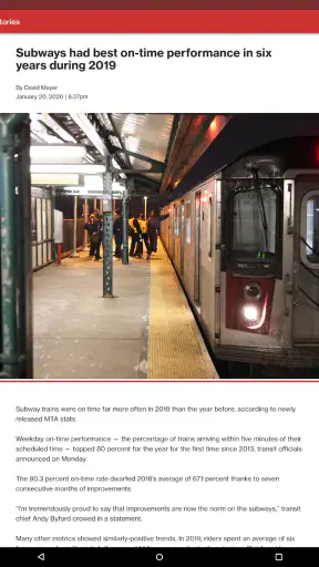 New York Post for Tablet screenshot