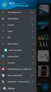 Nextcloud News screenshot