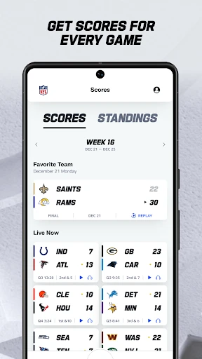 NFL screenshot