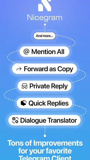 Nicegram: AI x Dual Telegram screenshot