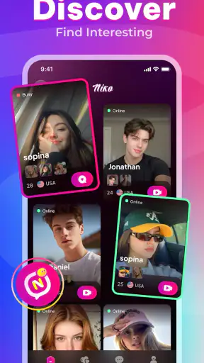 Niko - Video Chat, Share Fun screenshot