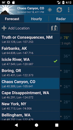 NOAA Weather Unofficial (Pro) screenshot