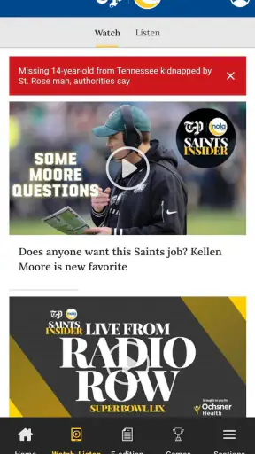 NOLA.com screenshot