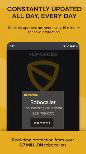 Nomorobo Basic Robocall Block screenshot