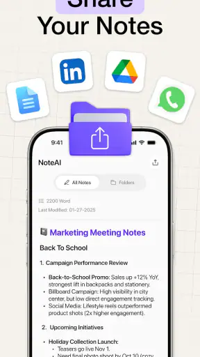 Note AI: Smart Note Taker screenshot