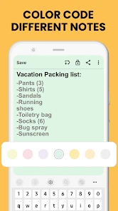 Notes Launcher: Notepad, To-do screenshot