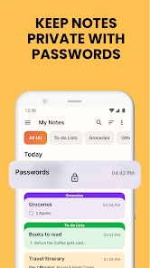Notes Launcher: Notepad, To-do screenshot