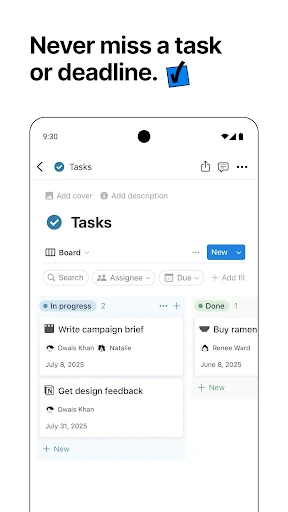 Notion: Notes, Tasks, AI screenshot