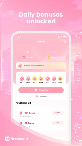 Noveloom screenshot