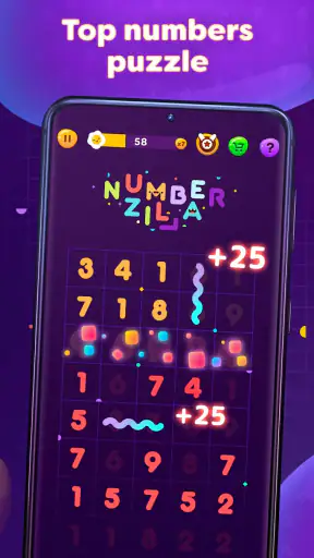 Numberzilla: Number Match Game screenshot