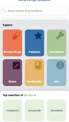 Nurse's Drug Handbook screenshot