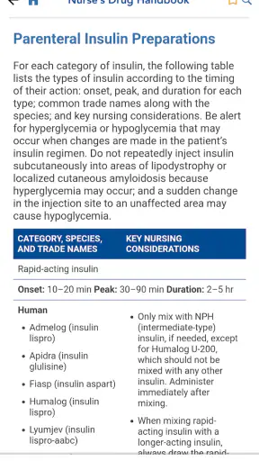 Nurse's Drug Handbook screenshot