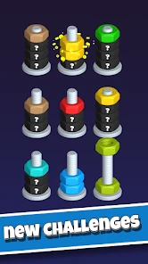 Nut Sort-Color Puzzle Game screenshot